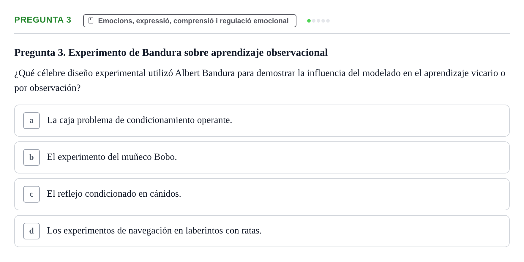 Enunciado: Pregunta 3
