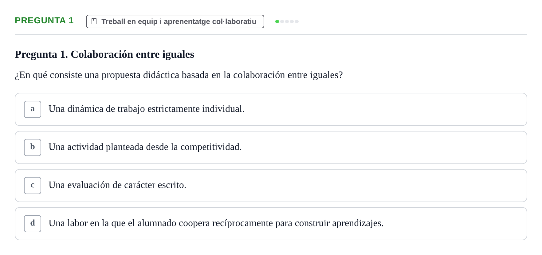 Enunciado: Pregunta 1