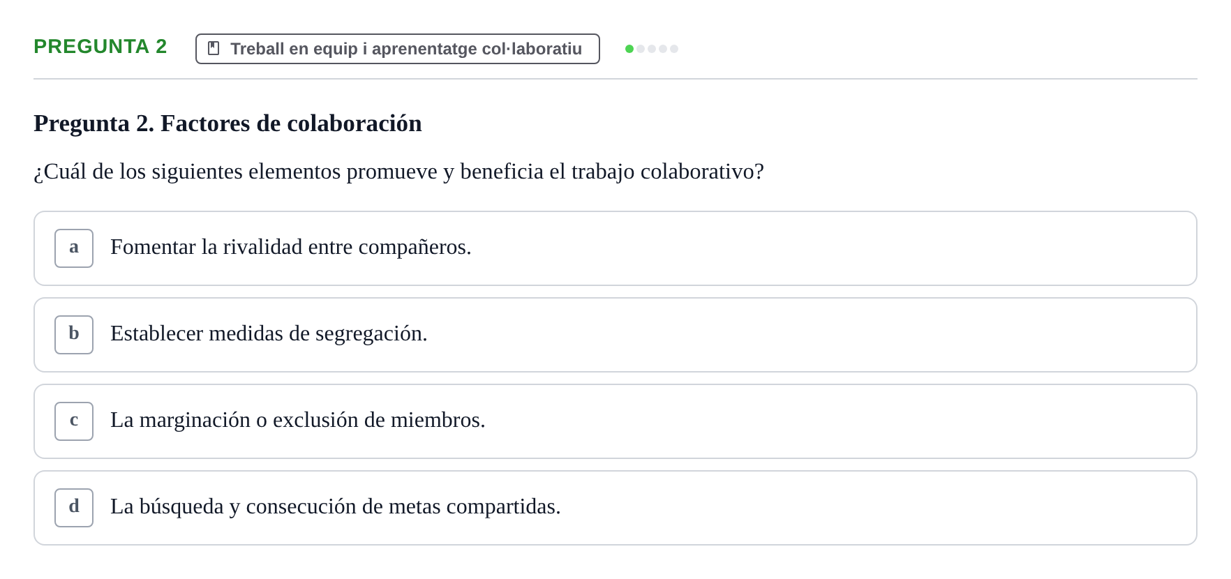 Enunciado: Pregunta 2