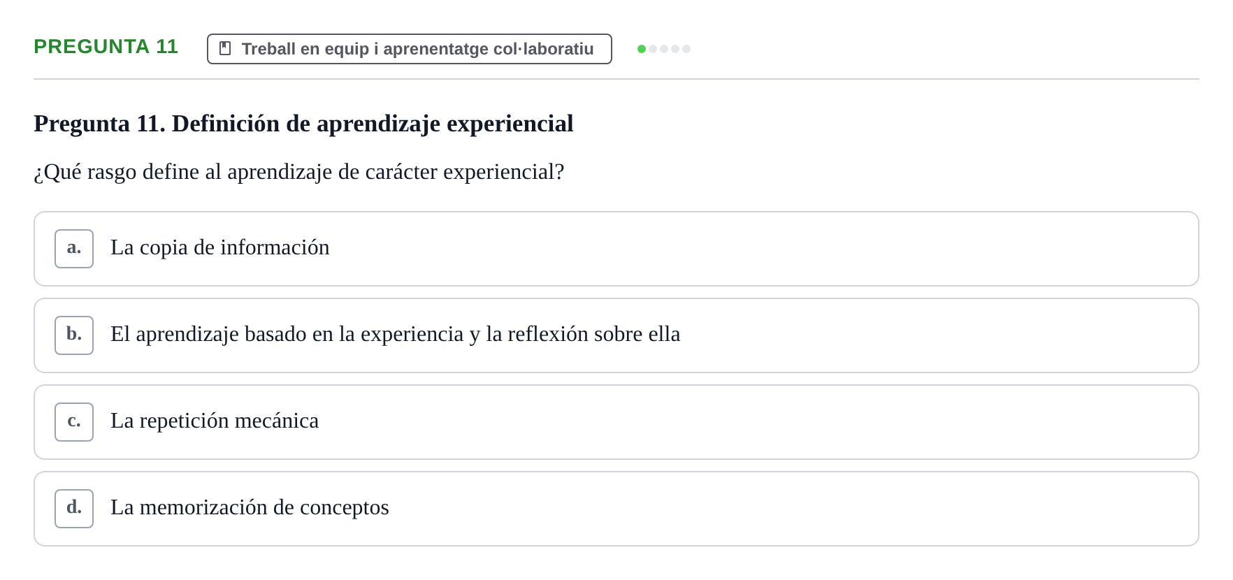 Enunciado: Pregunta 11