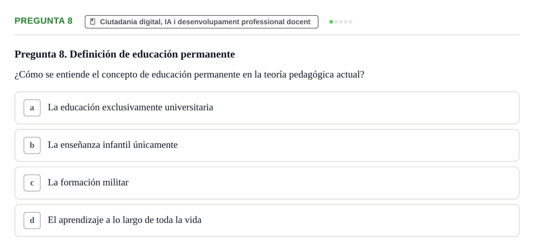 Enunciado: Pregunta 8