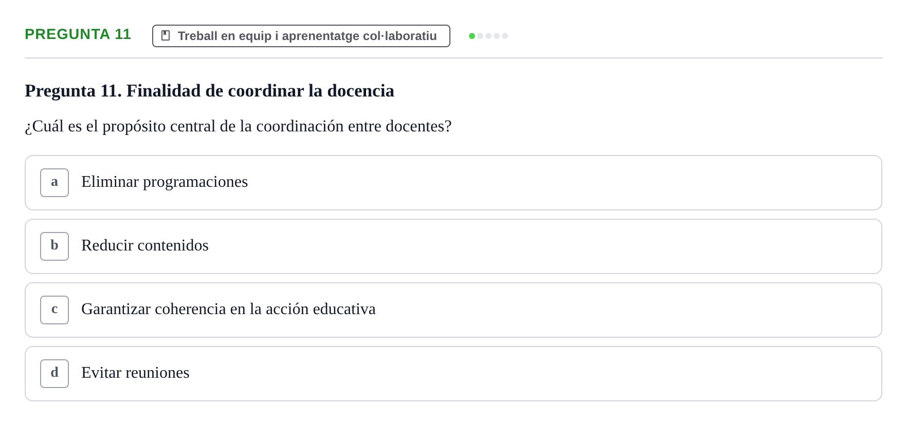 Enunciado: Pregunta 11