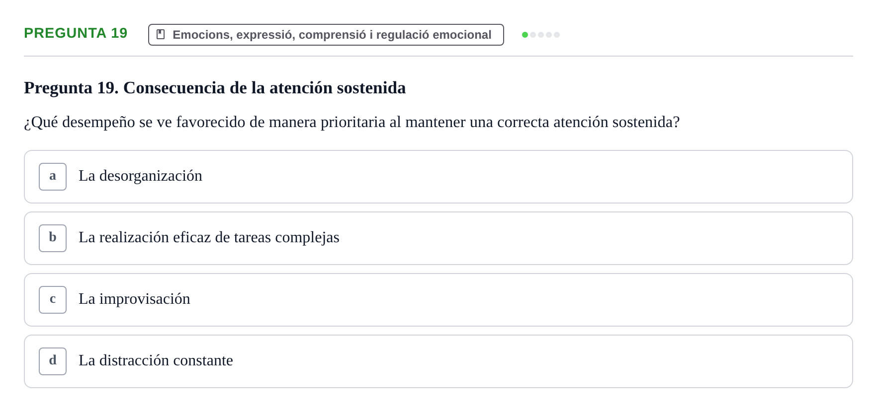 Enunciado: Pregunta 19