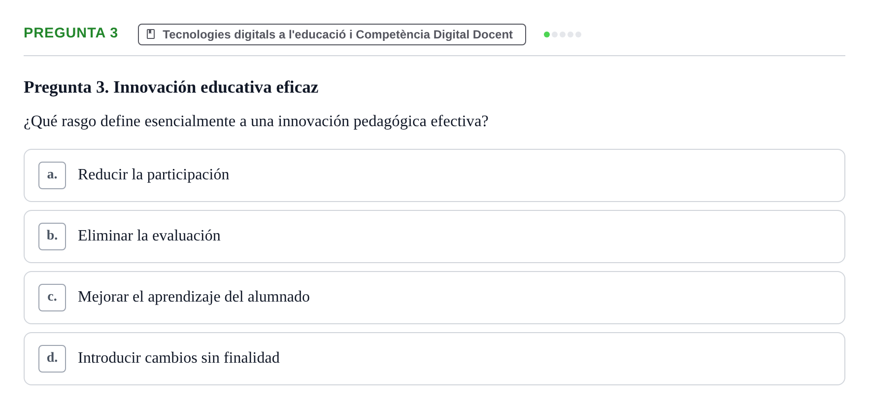 Enunciado: Pregunta 3