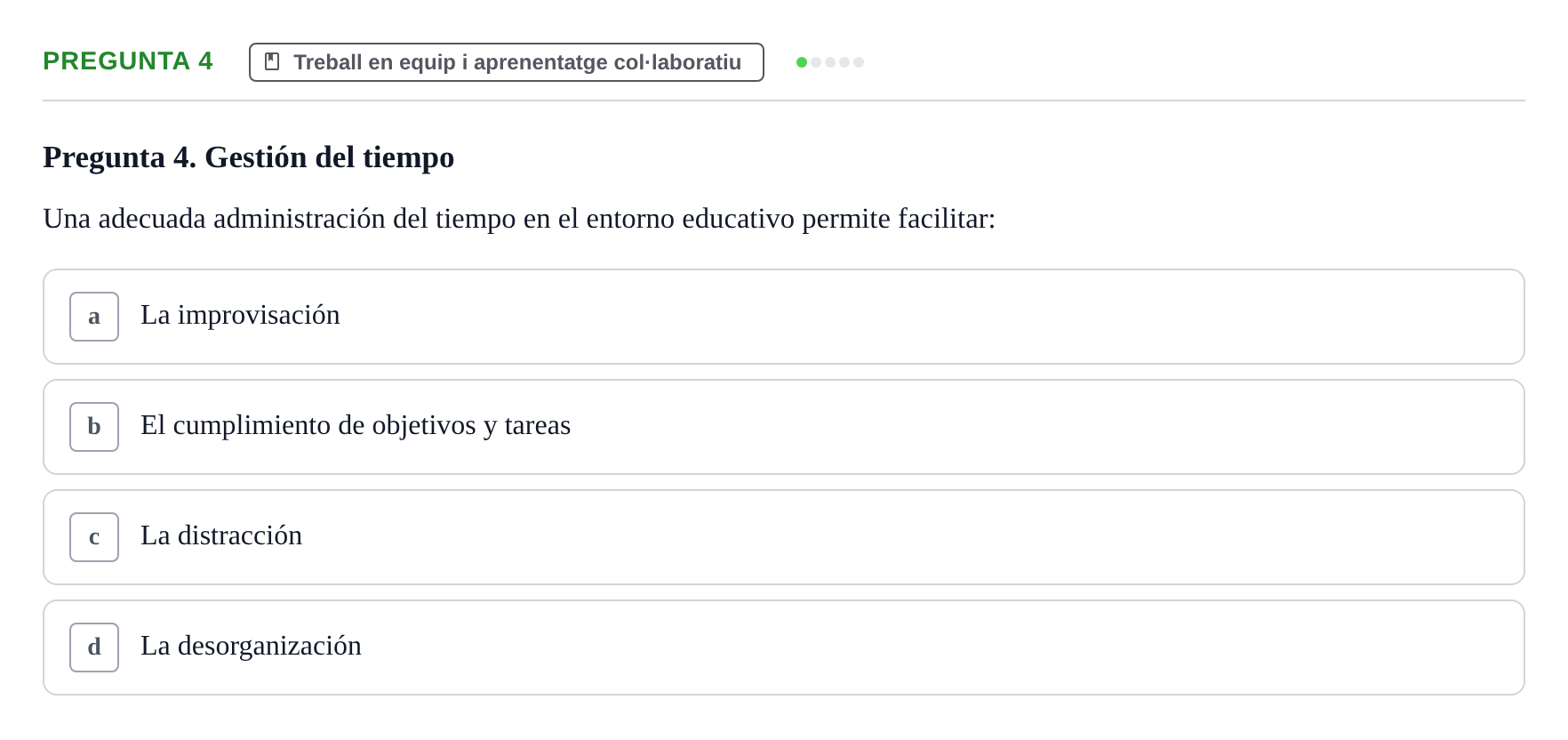 Enunciado: Pregunta 4