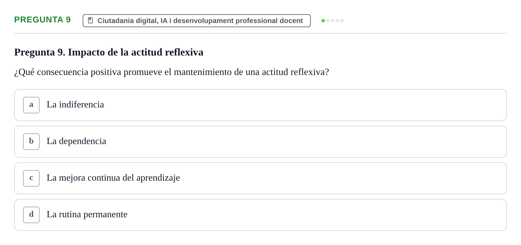 Enunciado: Pregunta 9