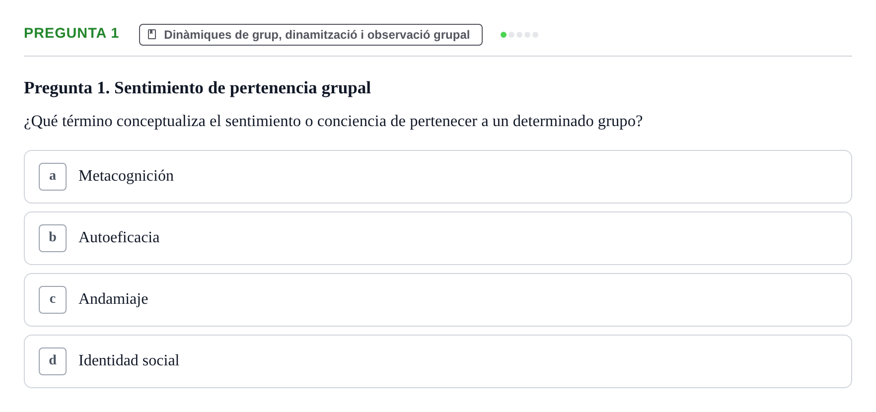 Enunciado: Pregunta 1