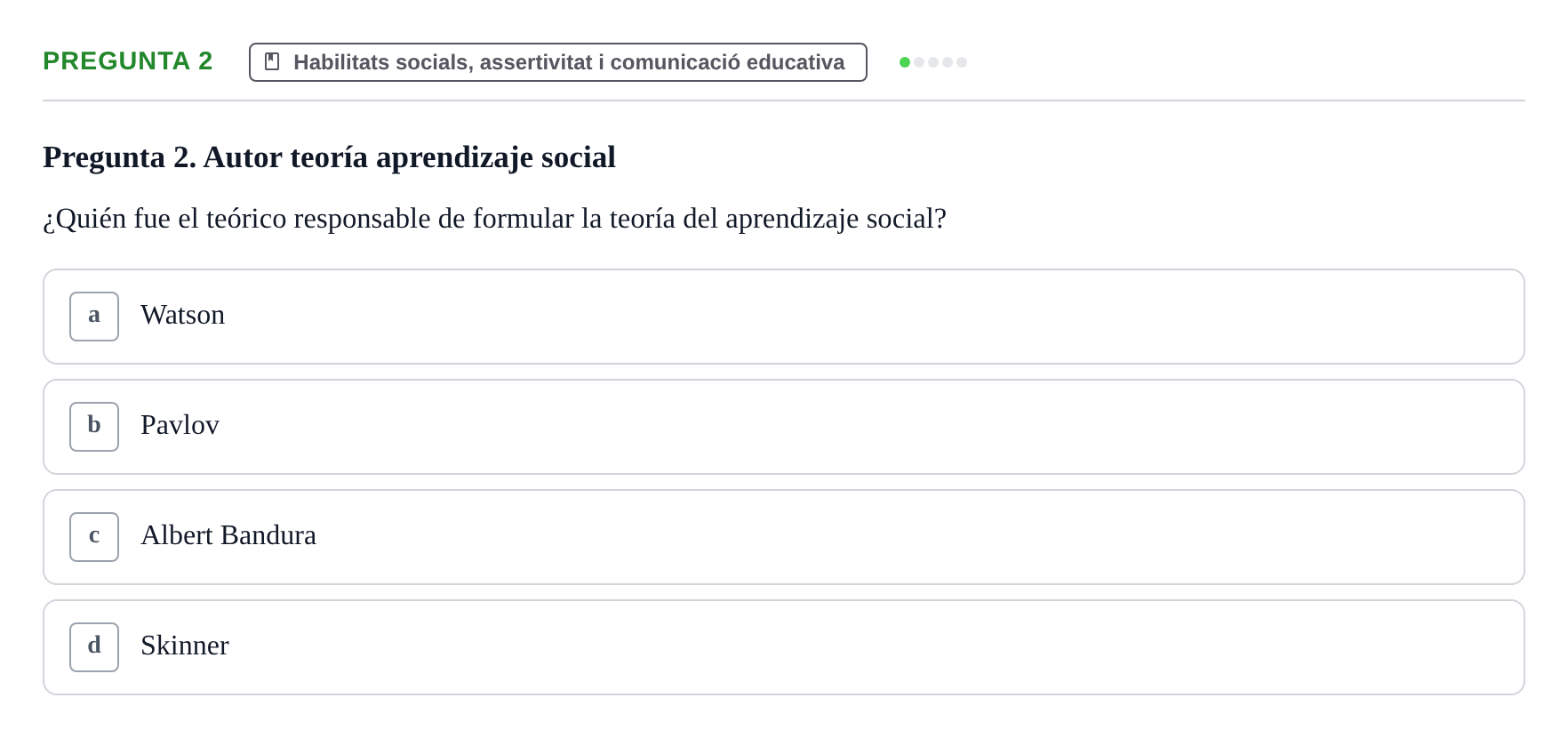 Enunciado: Pregunta 2