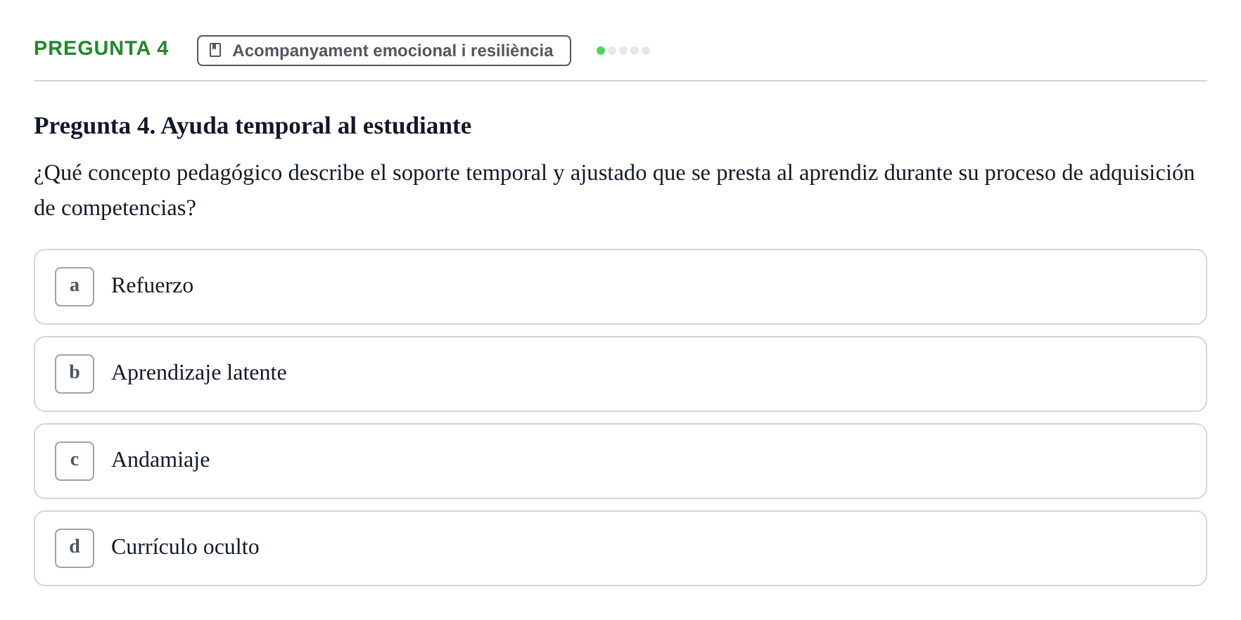 Enunciado: Pregunta 4