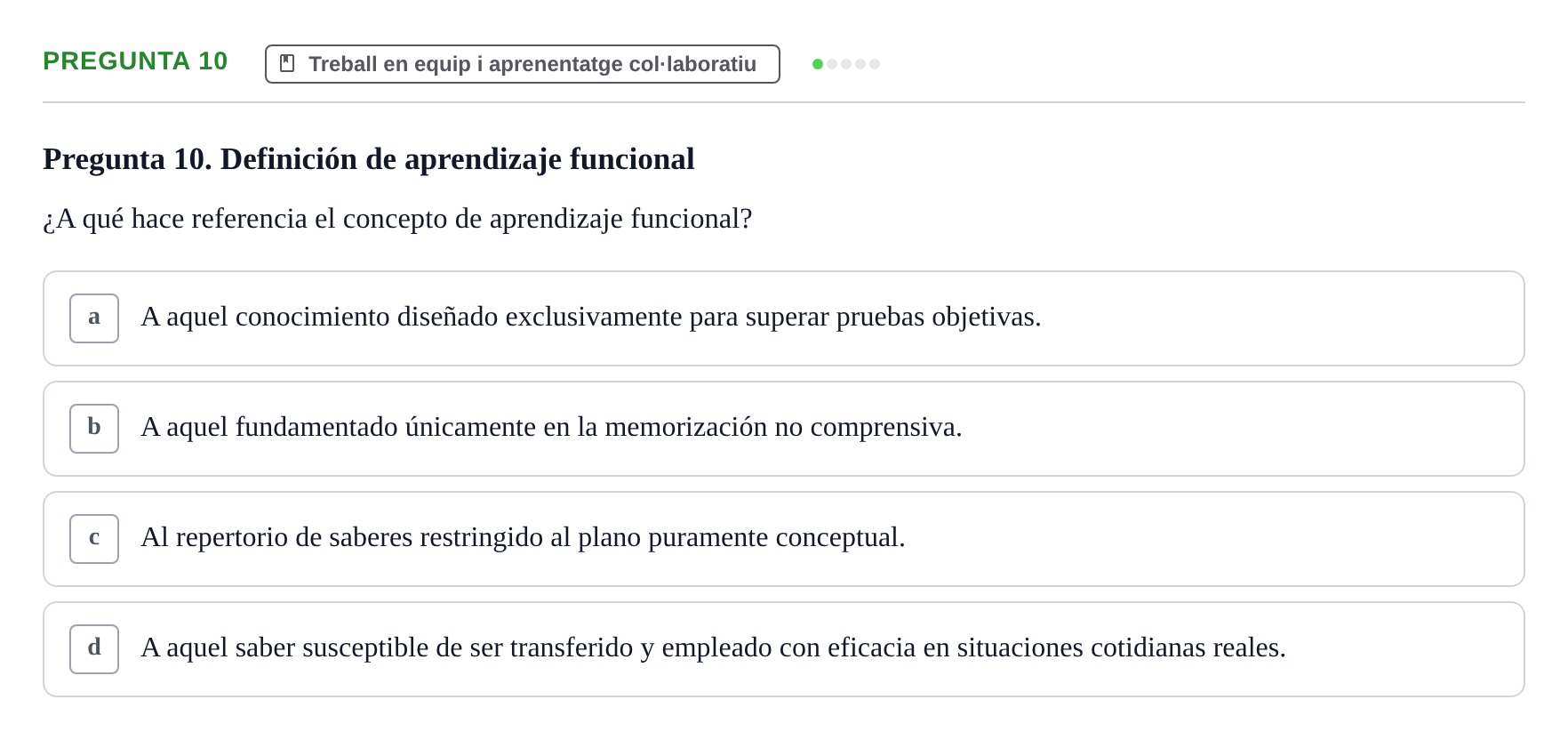 Enunciado: Pregunta 10