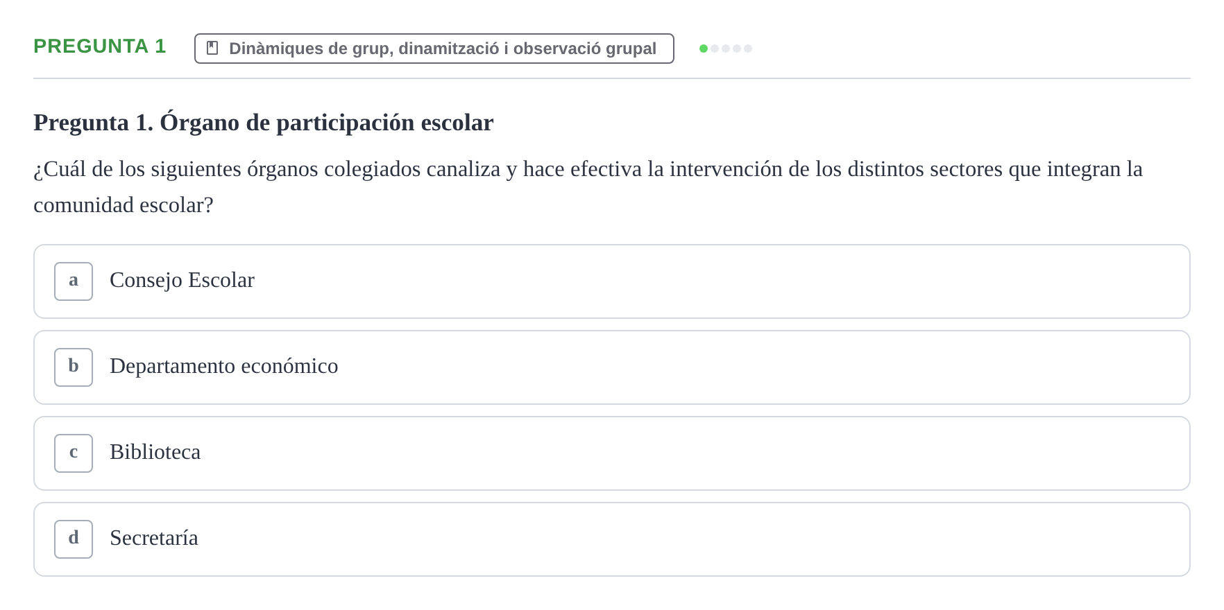 Enunciado: Pregunta 1