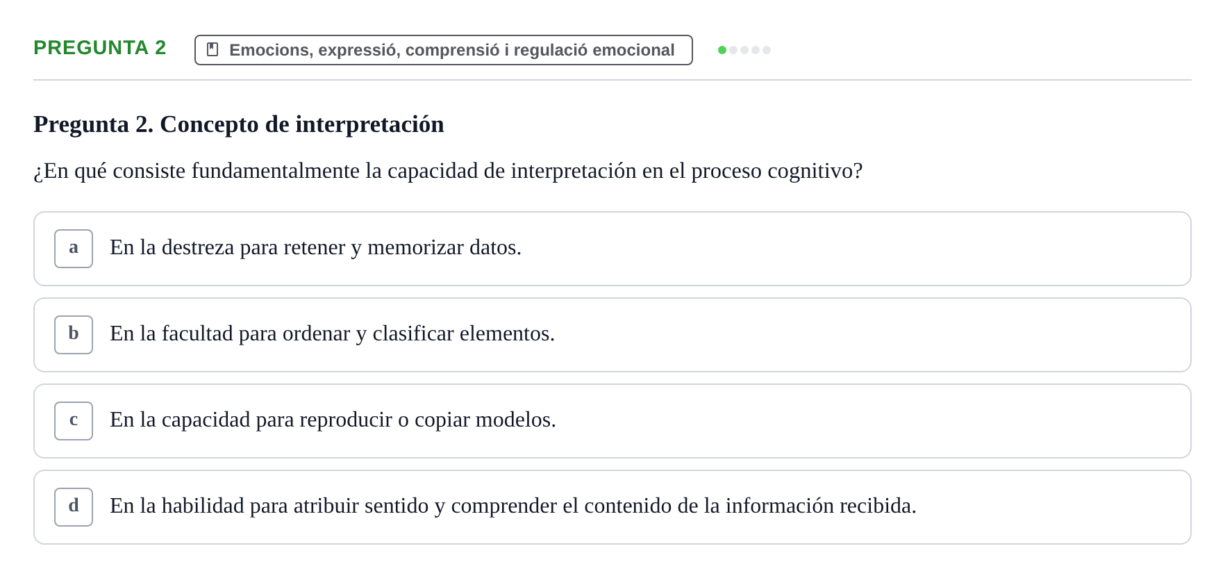 Enunciado: Pregunta 2