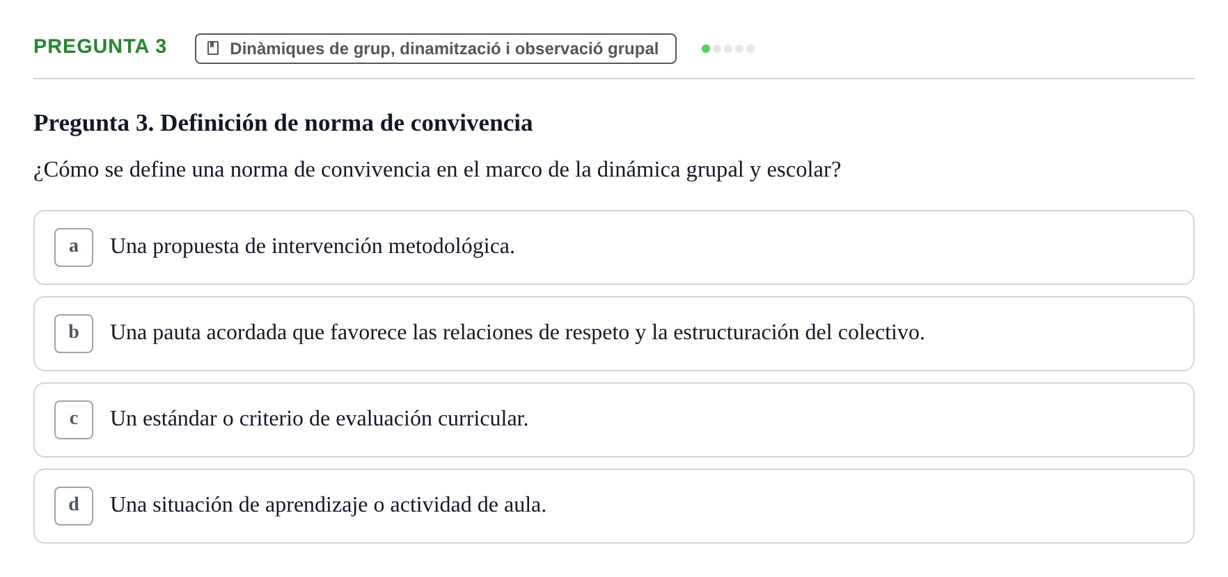Enunciado: Pregunta 3