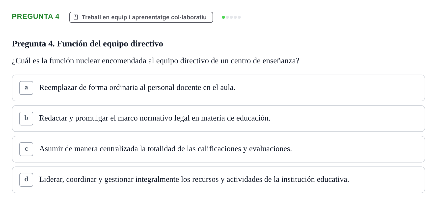 Enunciado: Pregunta 4
