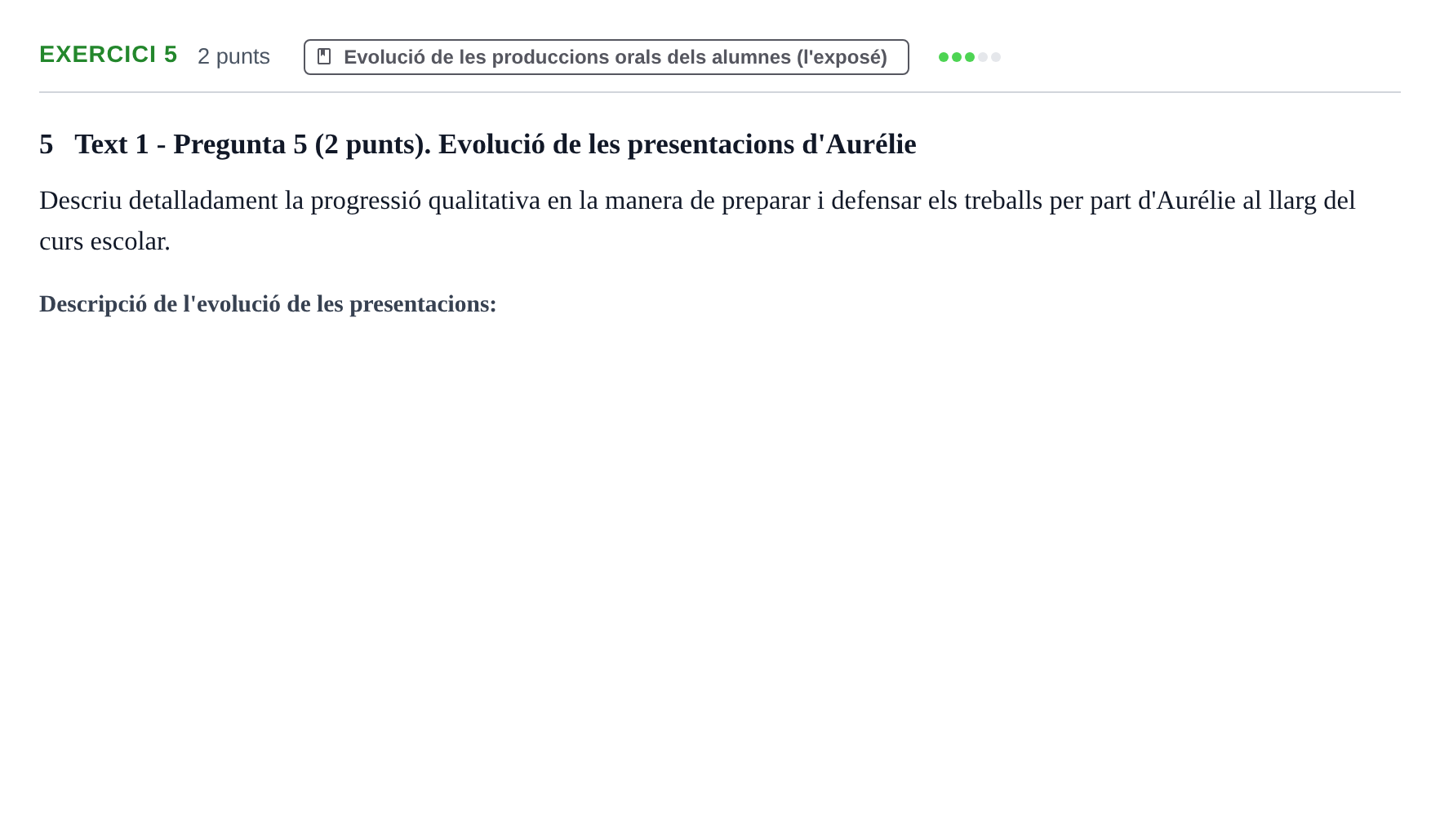 Enunciado: Problema 5 · Llenguatges i Contexts I i II UAB Exàmens de Llengua Francesa (Llenguatges i Contextos)