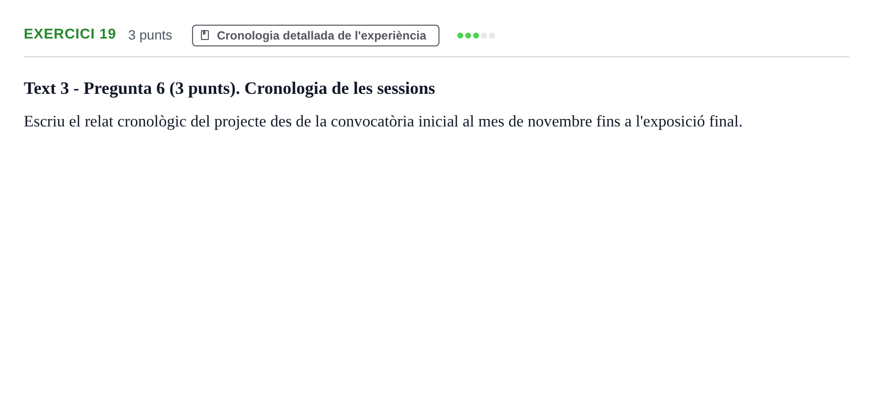 Enunciado: Problema 19 · Llenguatges i Contexts I i II UAB Exàmens de Llengua Francesa (Llenguatges i Contextos)