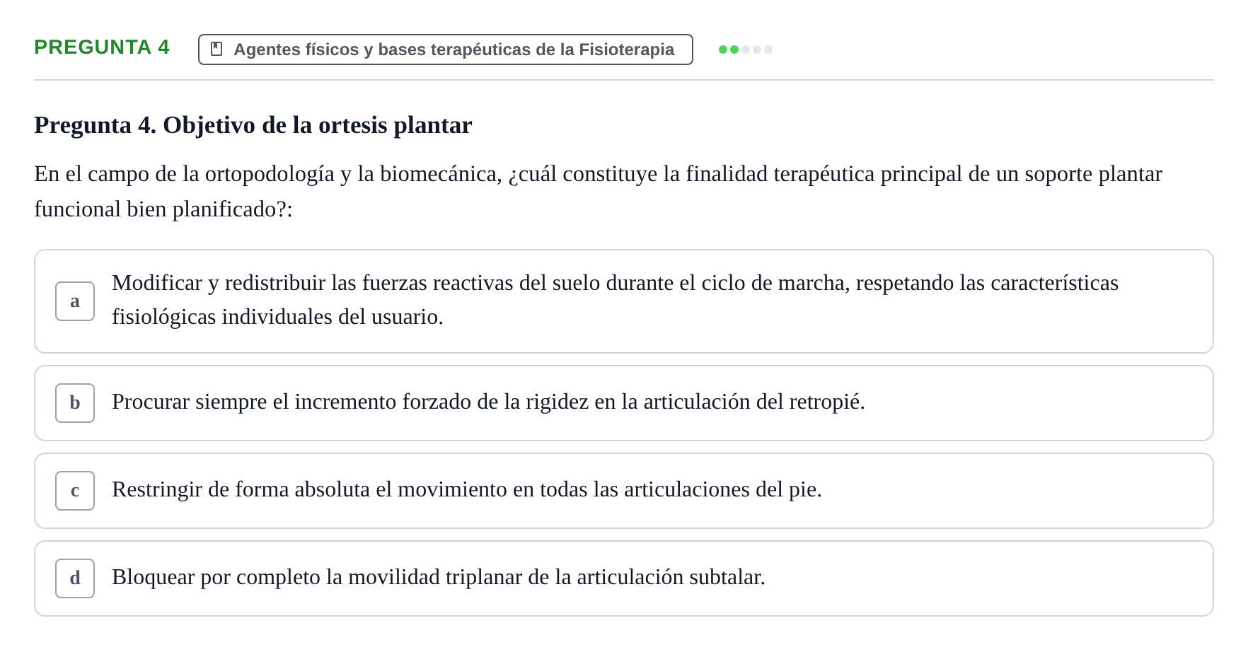 Enunciado: Pregunta 4