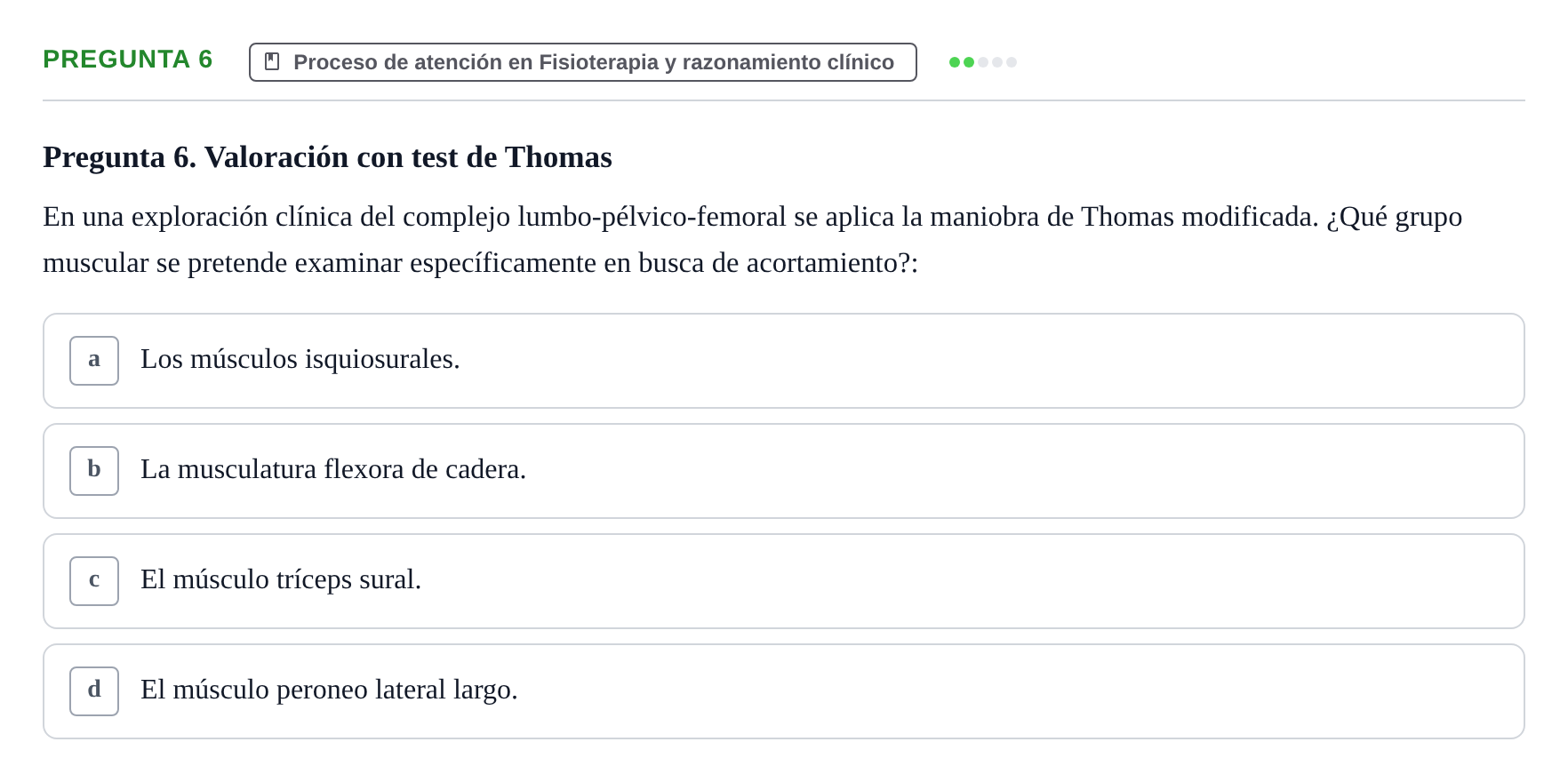 Enunciado: Pregunta 6
