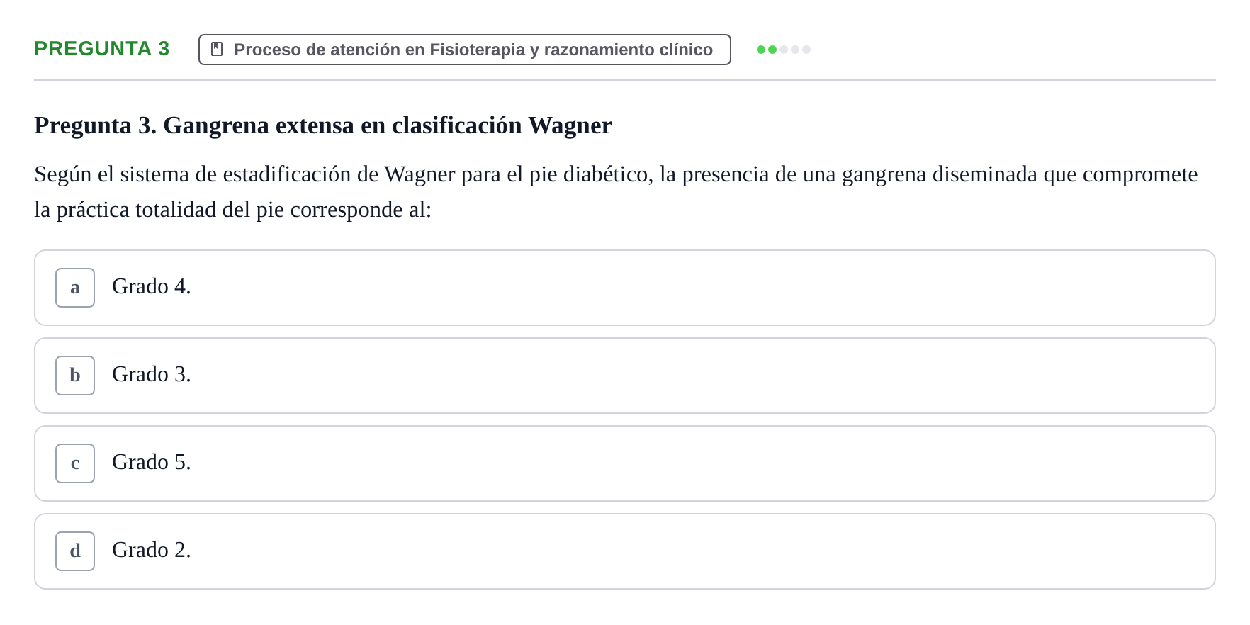 Enunciado: Pregunta 3