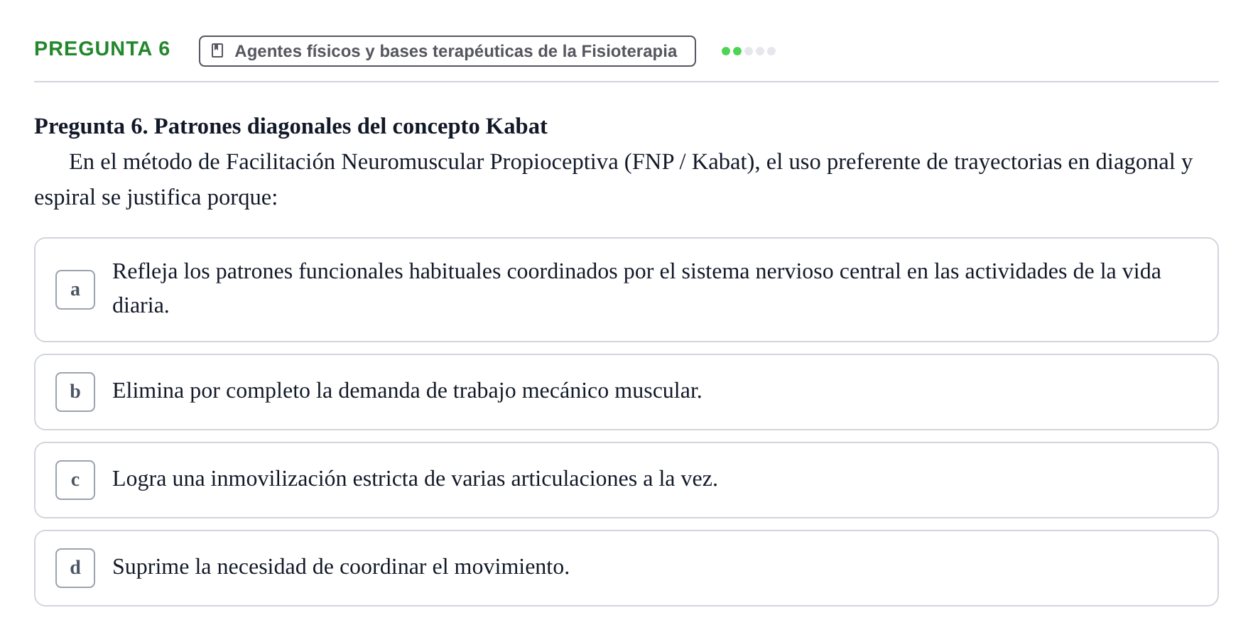 Enunciado: Pregunta 6