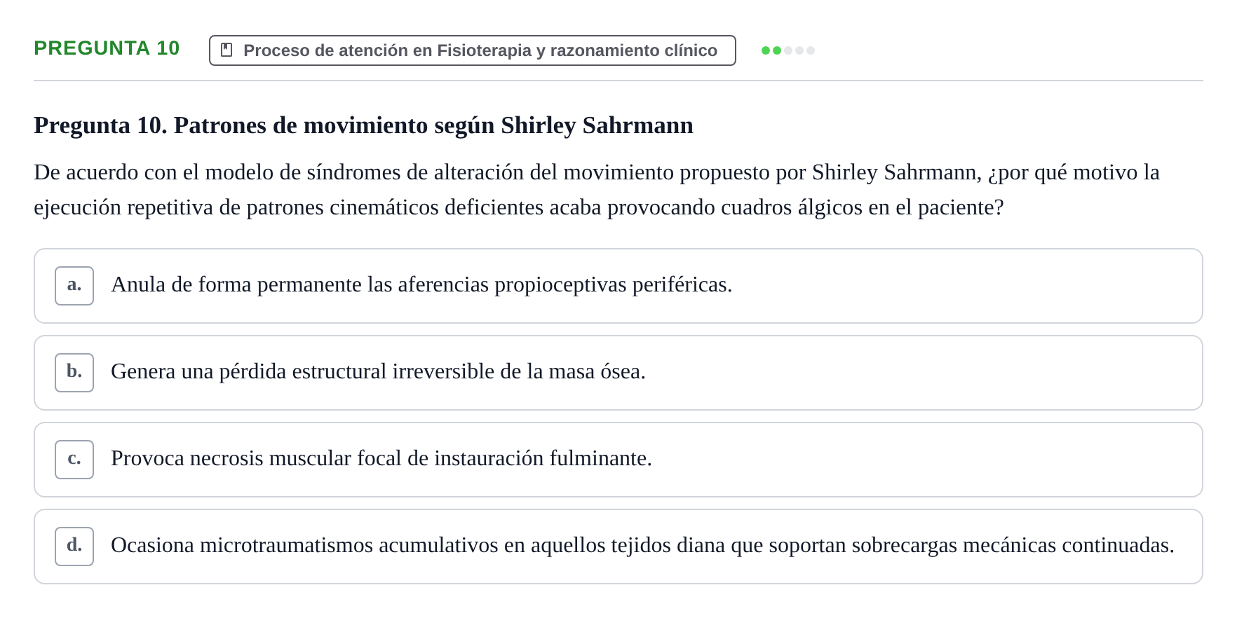 Enunciado: Pregunta 10