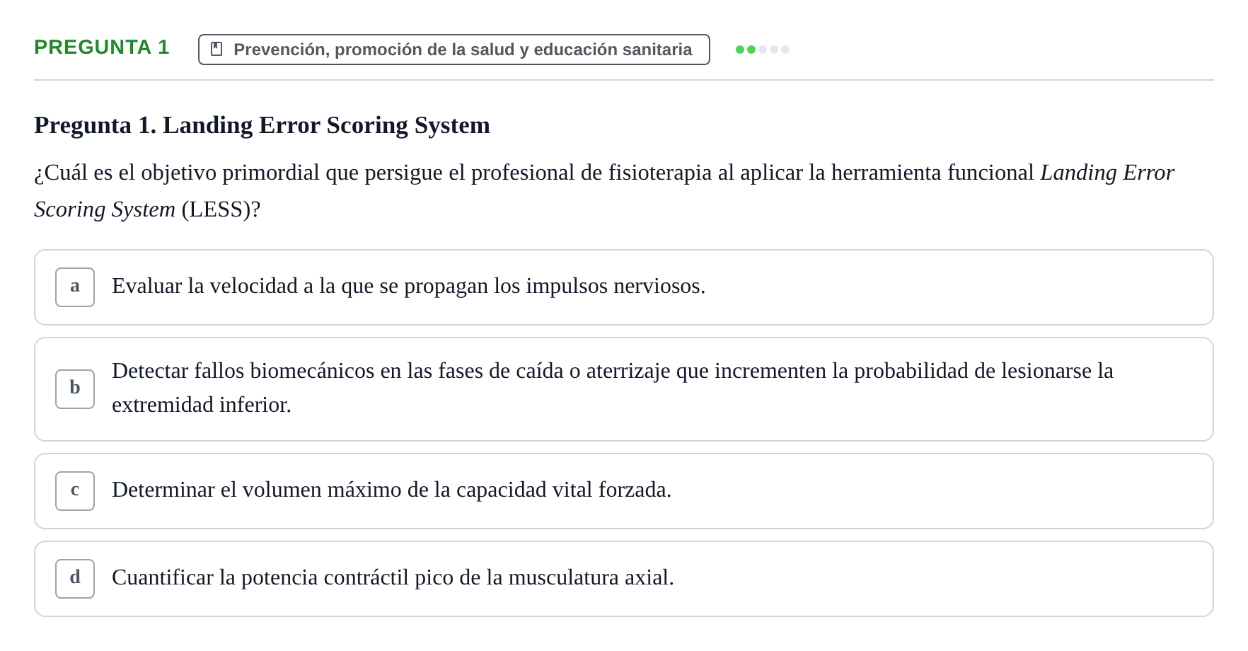 Enunciado: Pregunta 1