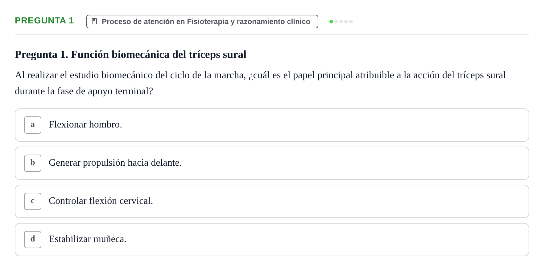 Enunciado: Pregunta 1