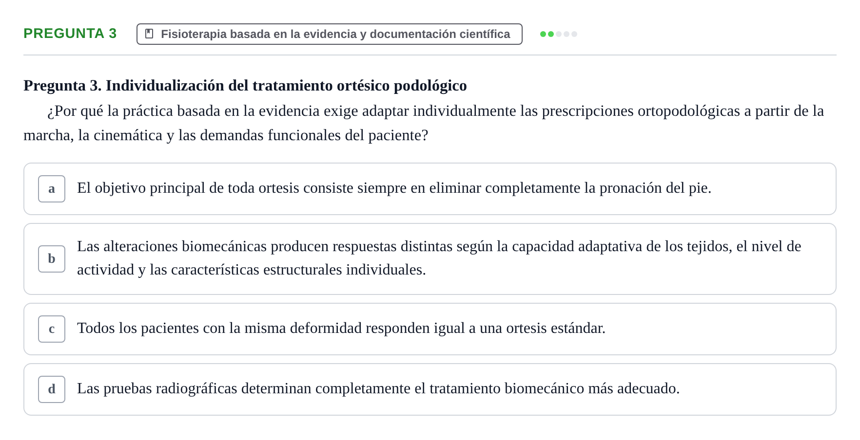 Enunciado: Pregunta 3