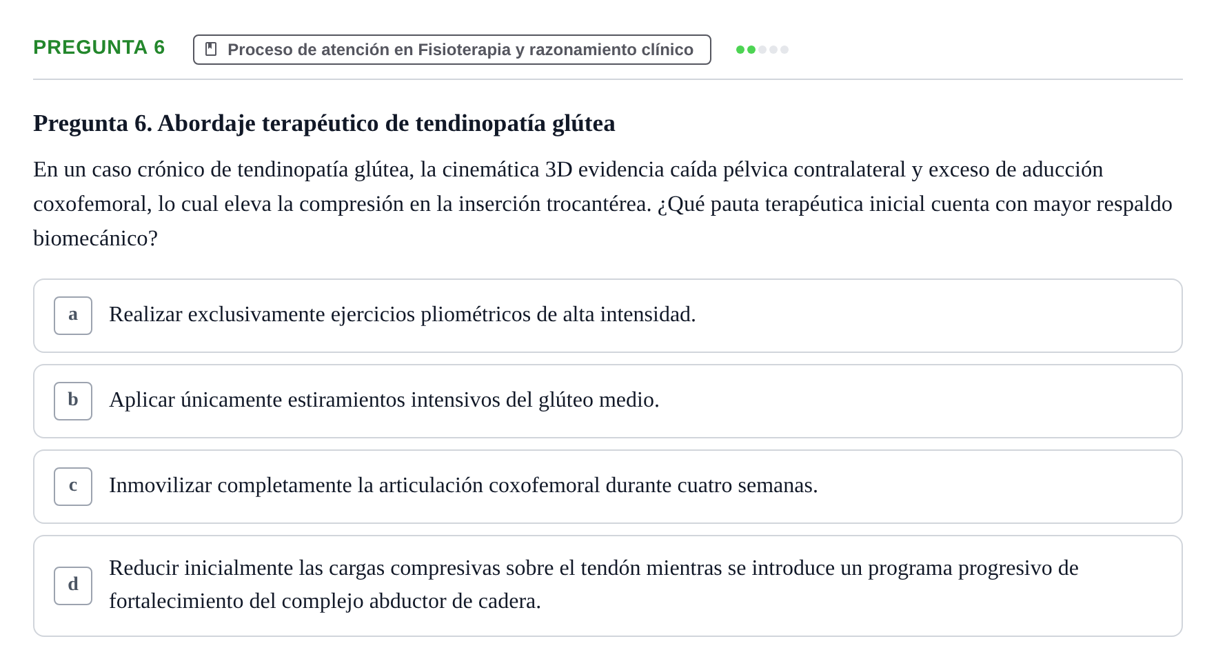 Enunciado: Pregunta 6