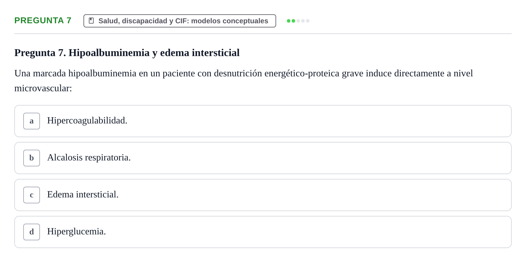 Enunciado: Pregunta 7