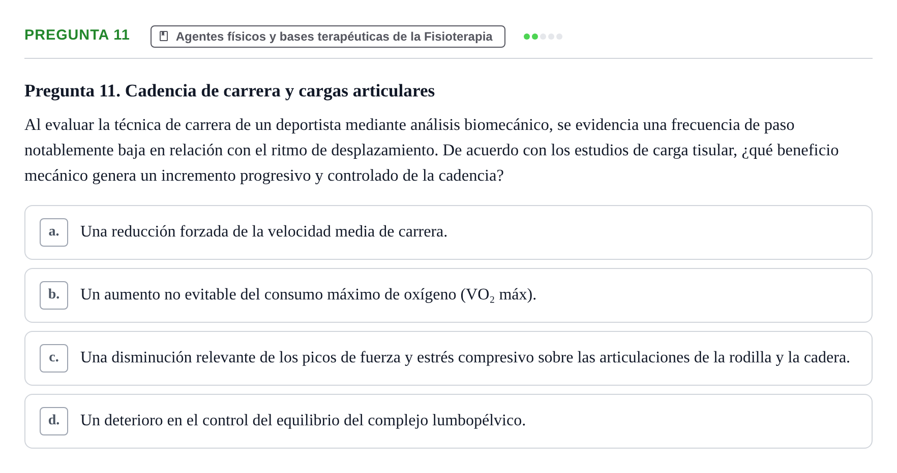 Enunciado: Pregunta 11