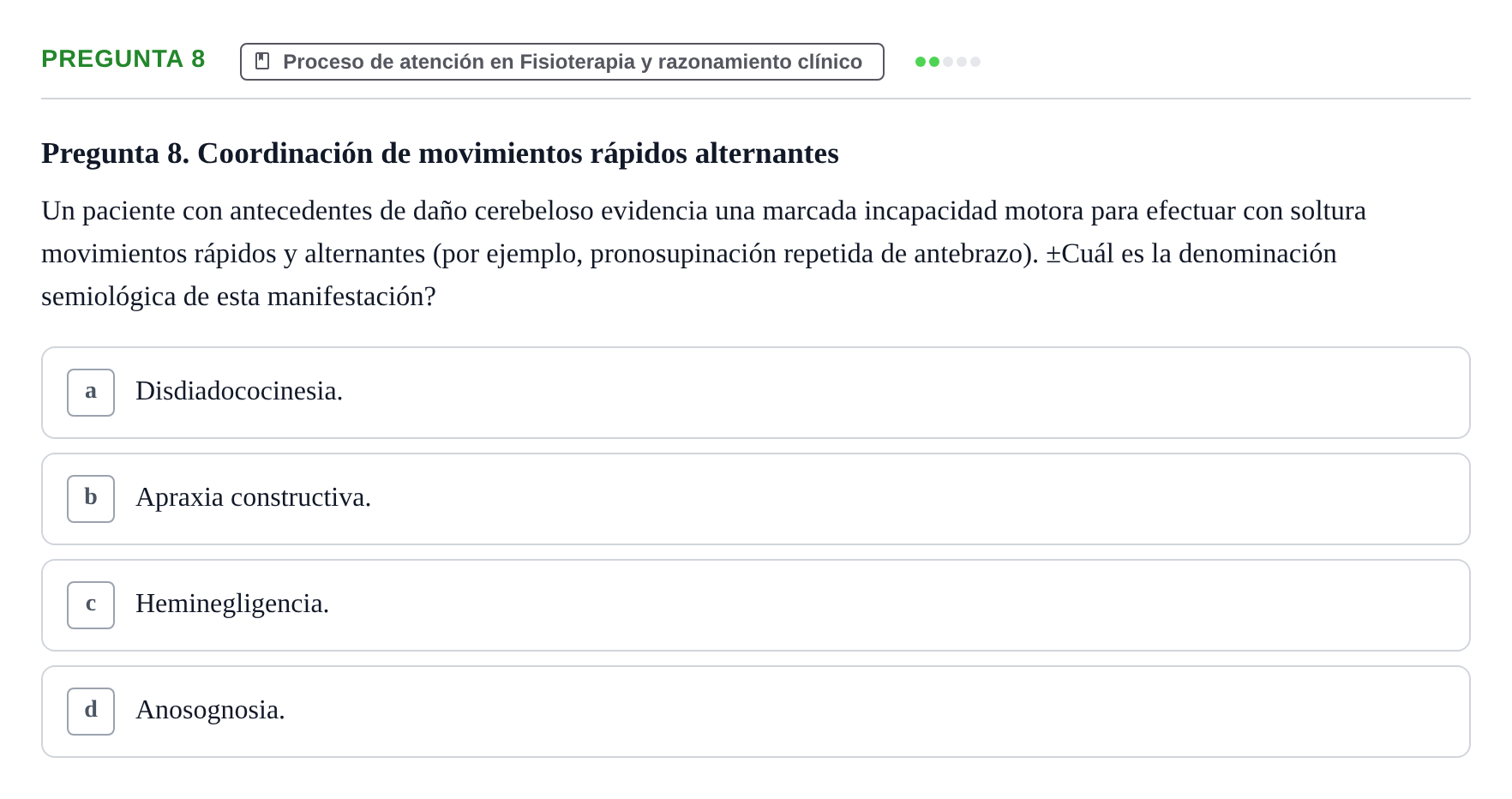 Enunciado: Pregunta 8