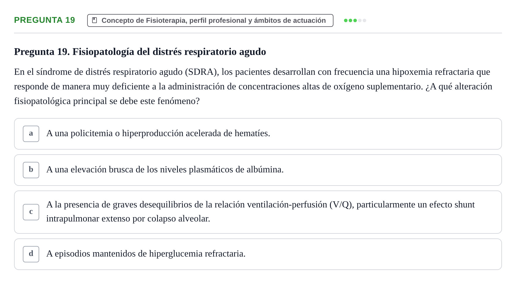 Enunciado: Pregunta 19
