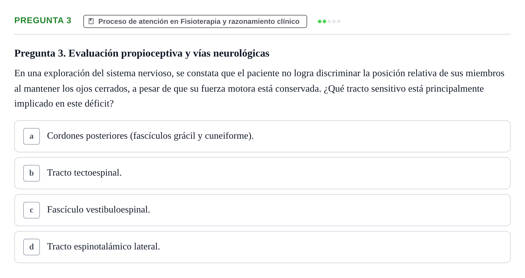 Enunciado: Pregunta 3