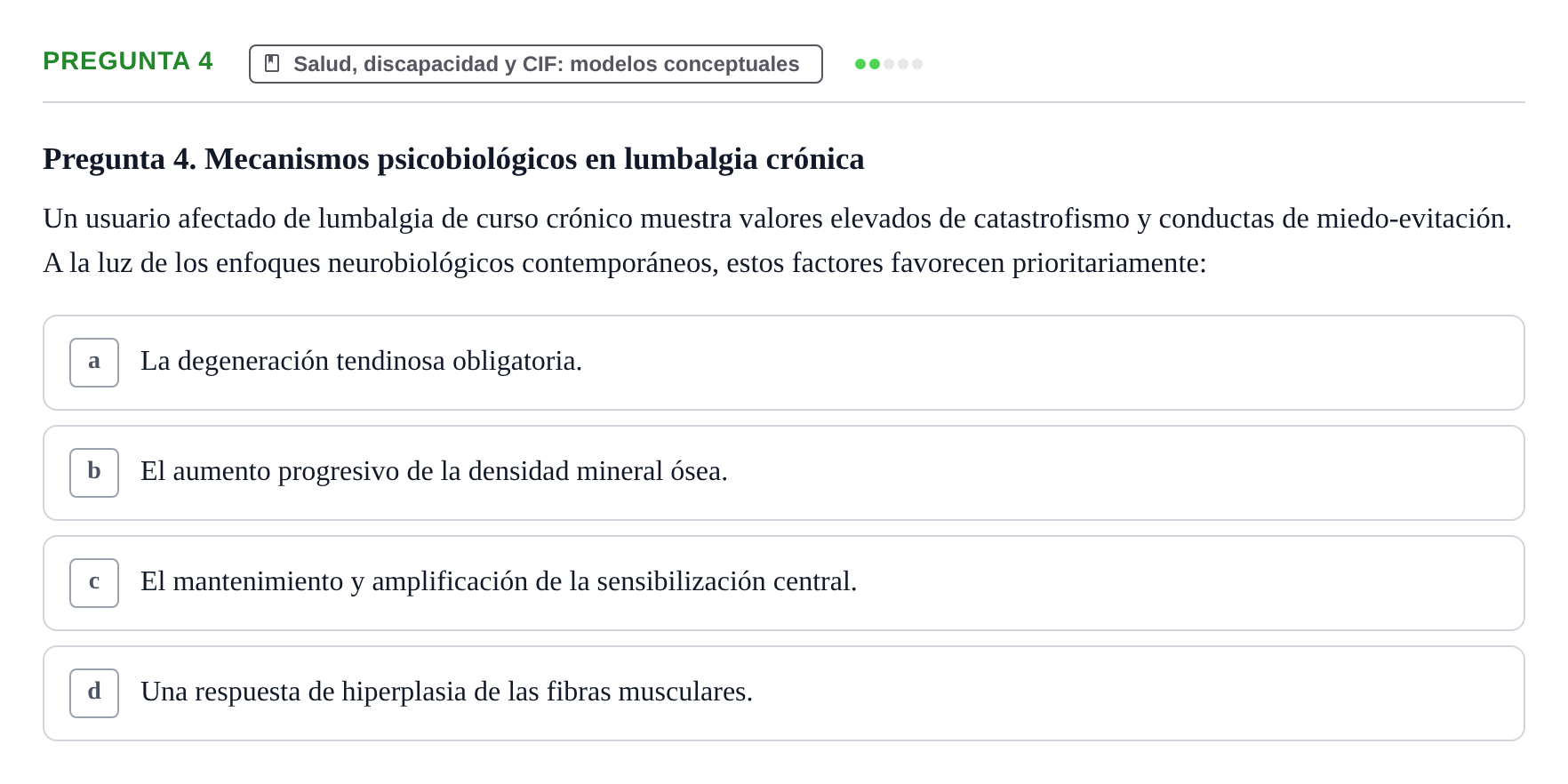 Enunciado: Pregunta 4