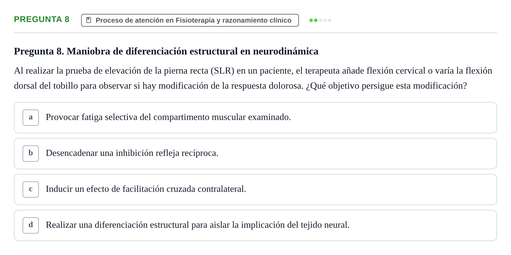 Enunciado: Pregunta 8