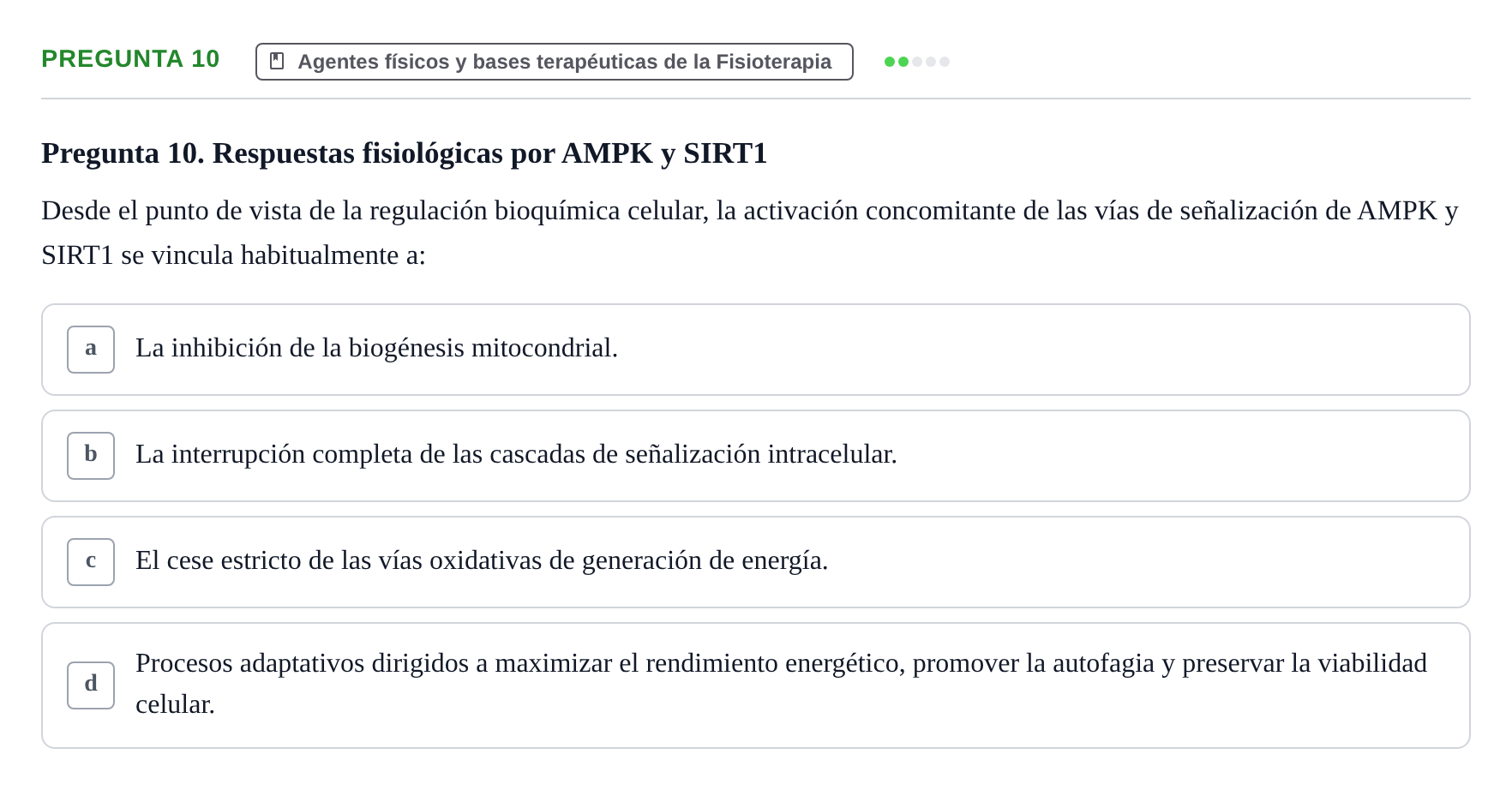 Enunciado: Pregunta 10