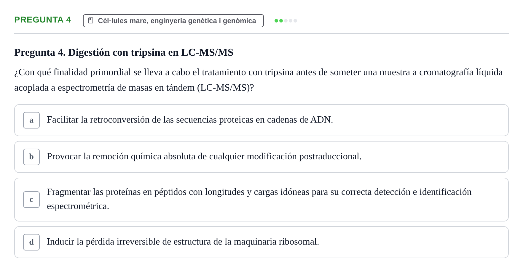 Enunciado: Pregunta 4