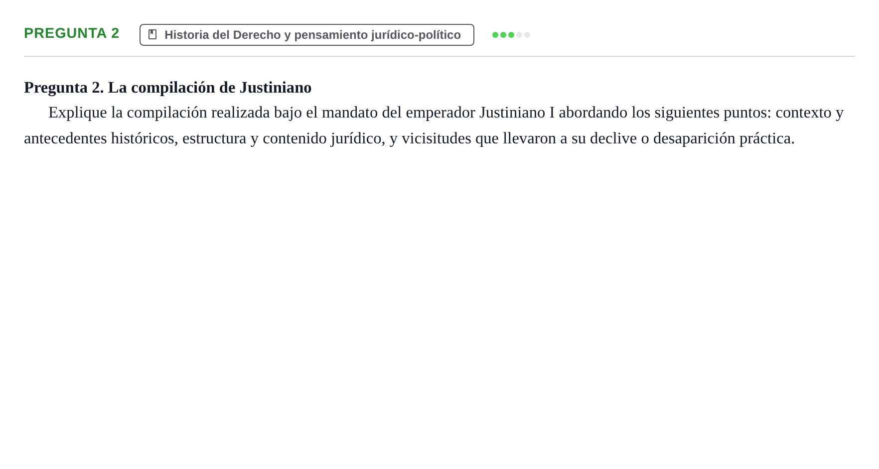 Enunciado: Pregunta 2