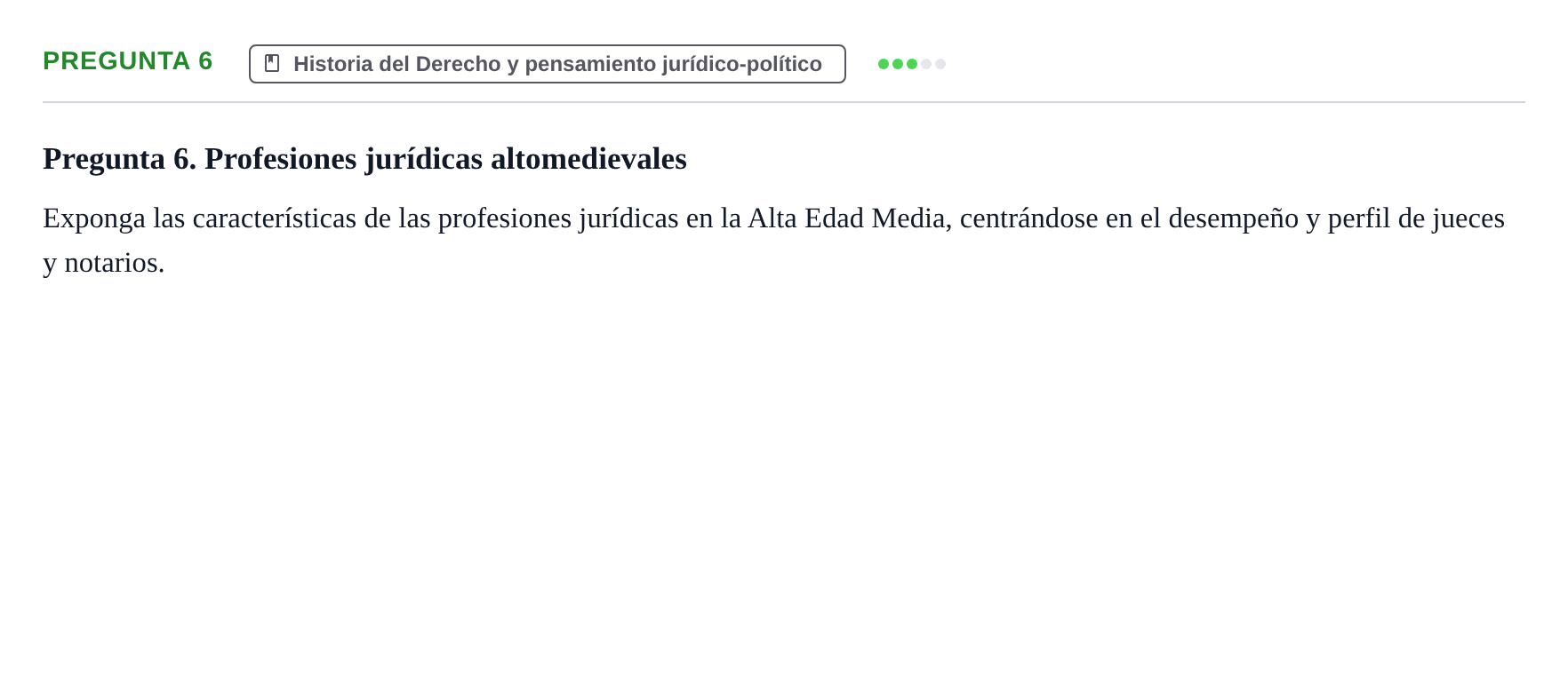 Enunciado: Pregunta 6