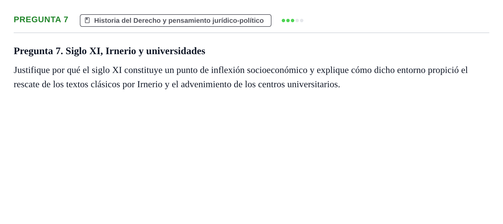 Enunciado: Pregunta 7