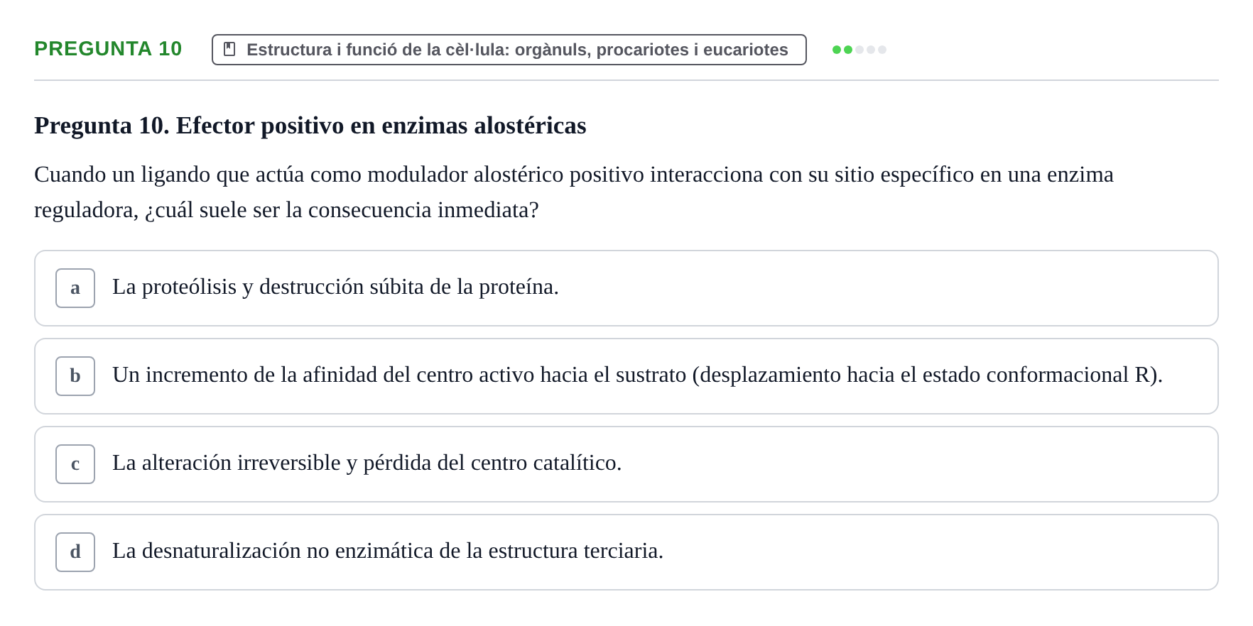 Enunciado: Pregunta 10