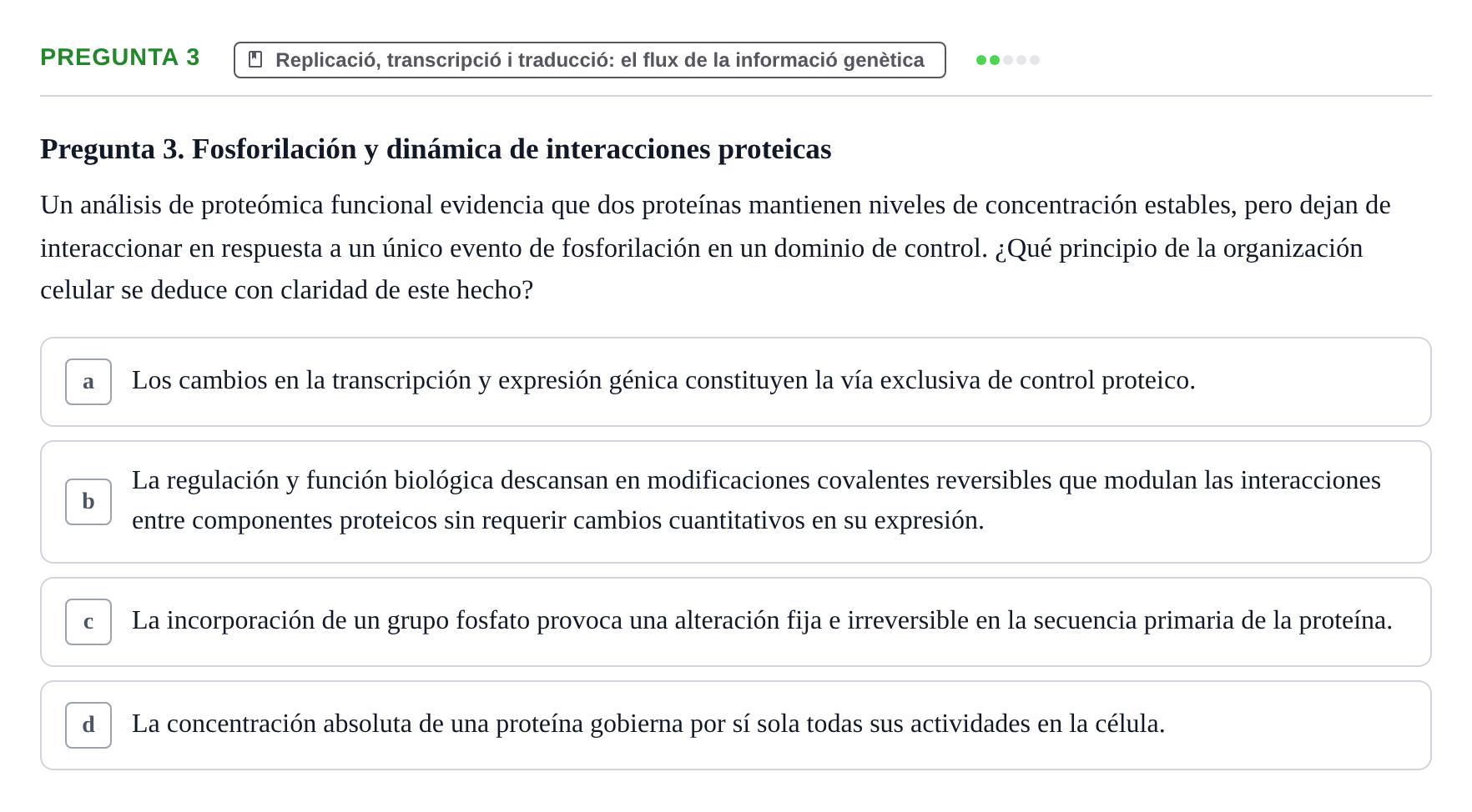 Enunciado: Pregunta 3