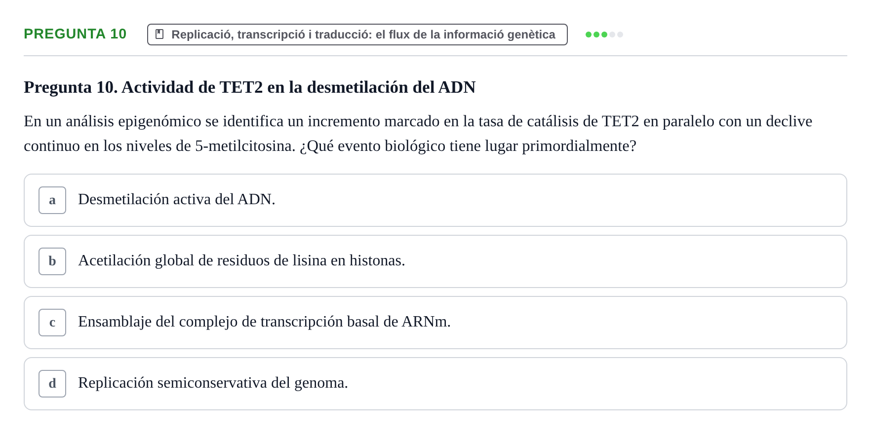 Enunciado: Pregunta 10