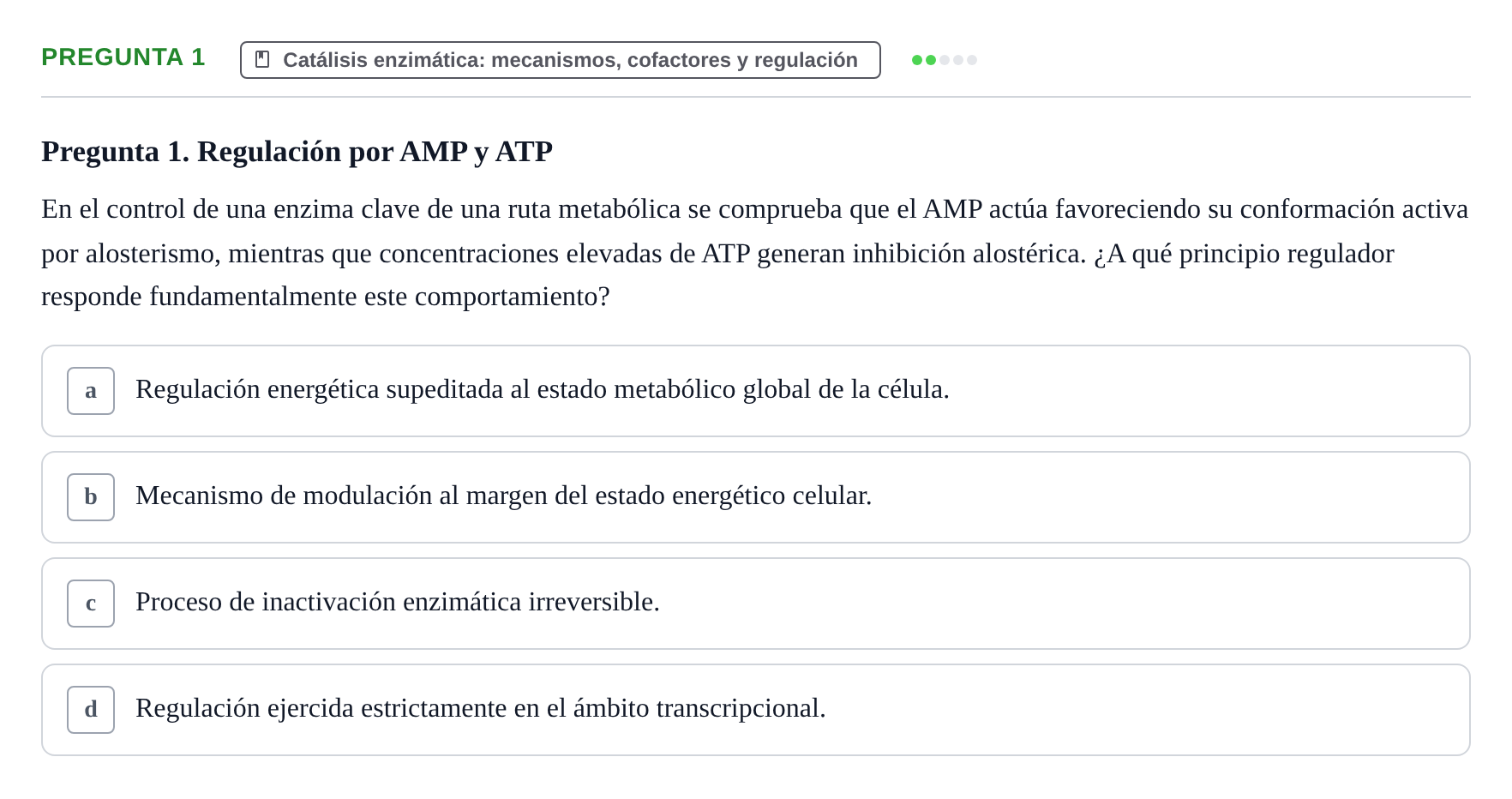 Enunciado: Pregunta 1