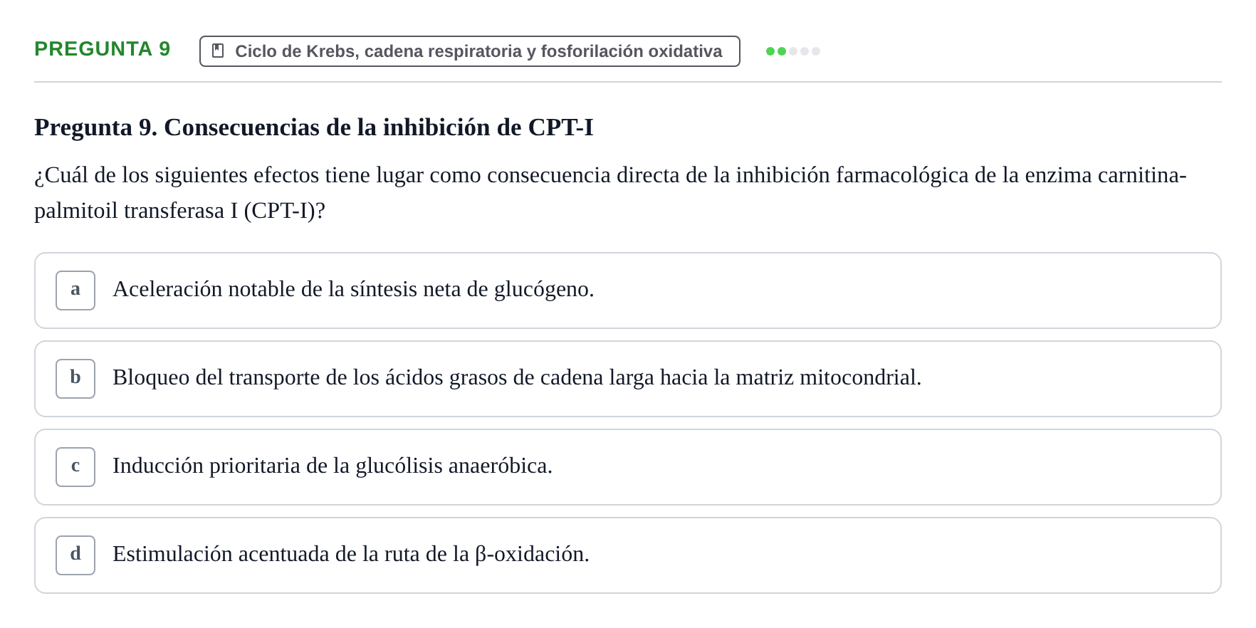 Enunciado: Pregunta 9