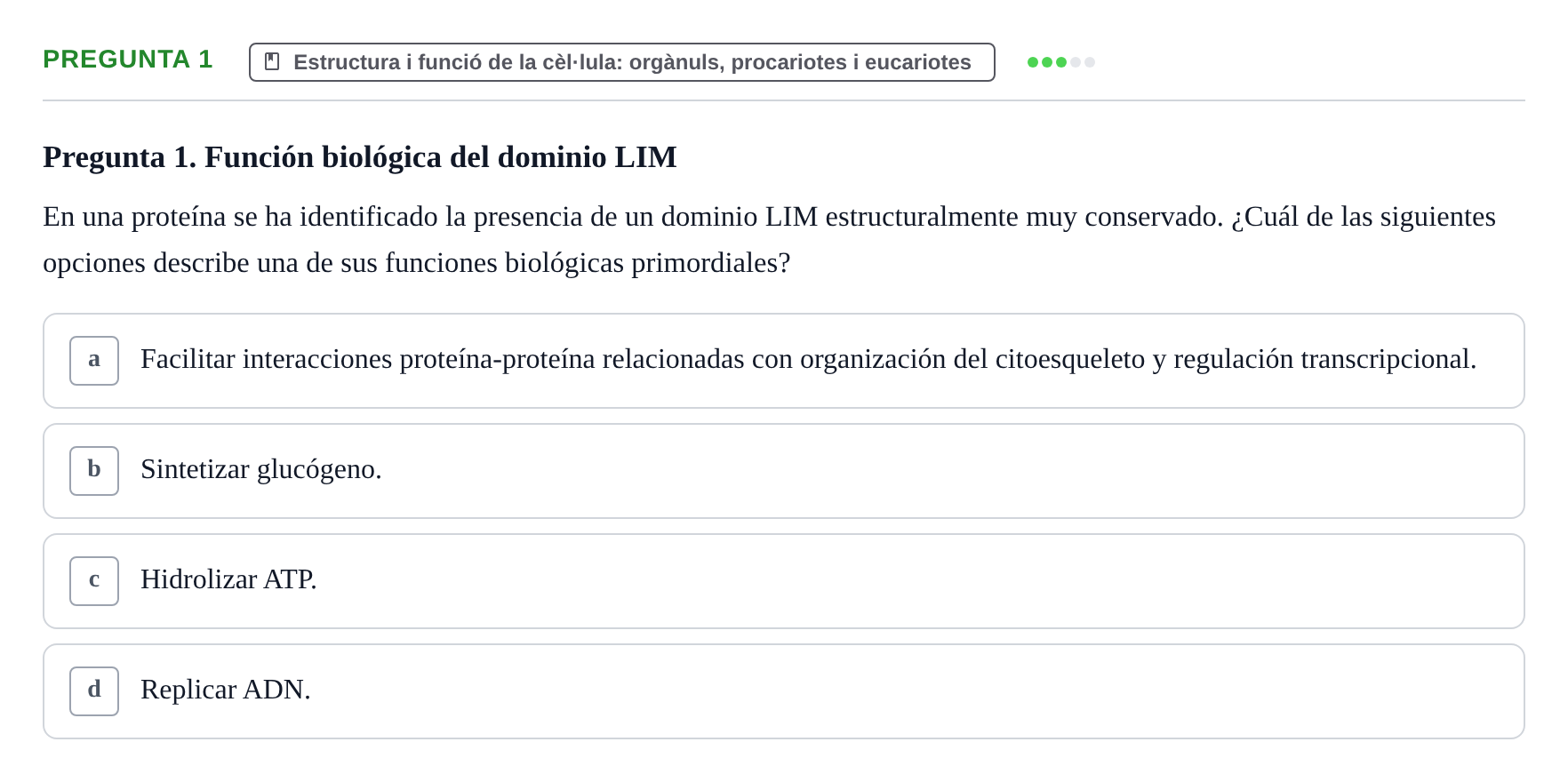 Enunciado: Pregunta 1