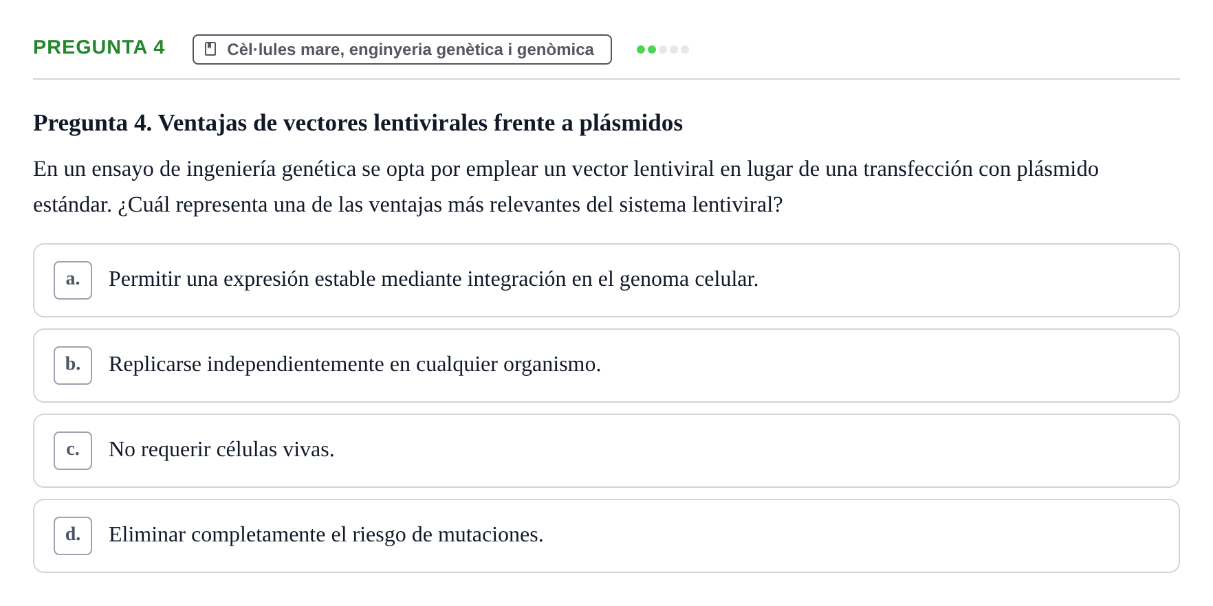 Enunciado: Pregunta 4