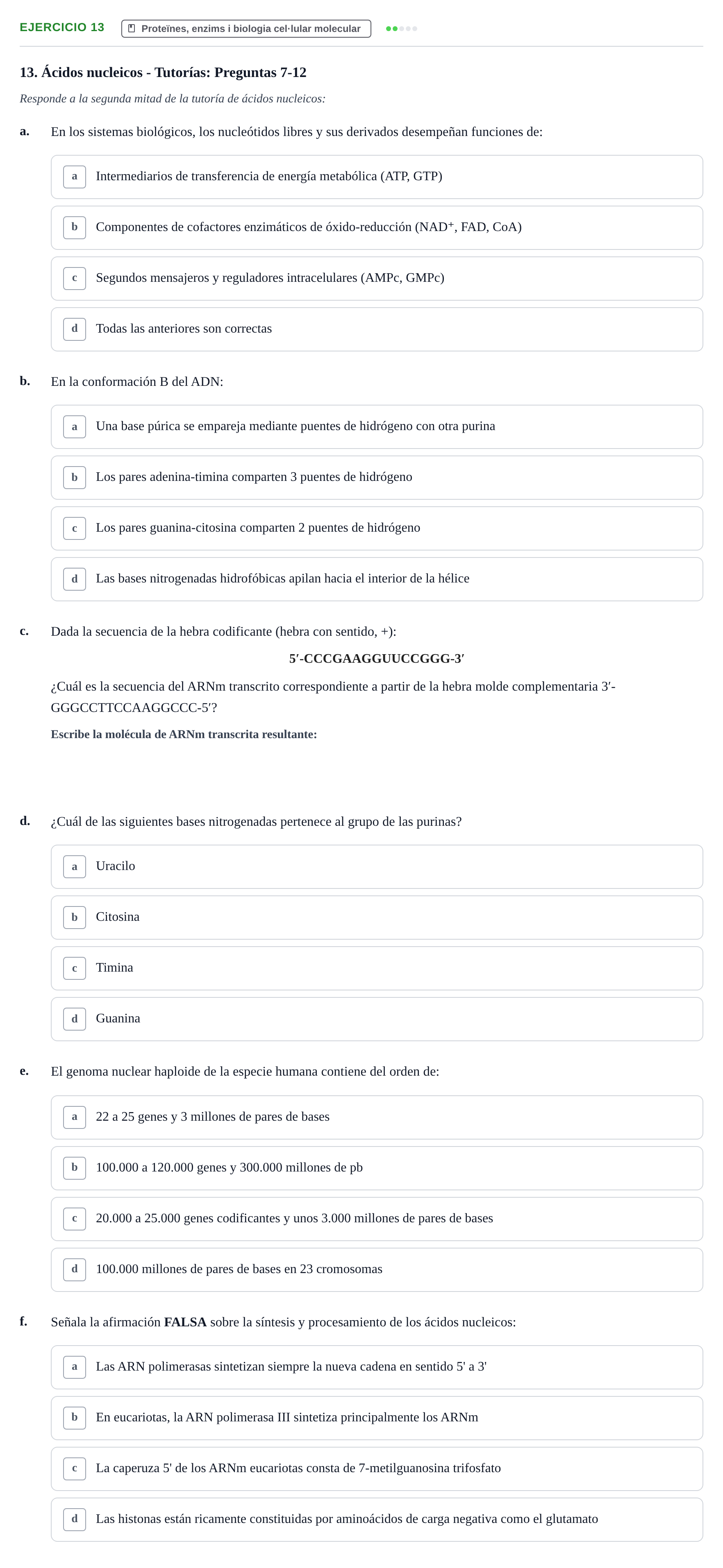 Enunciado: 13