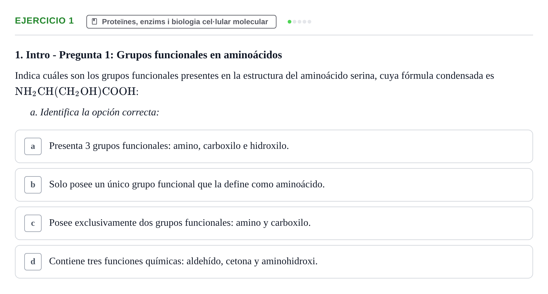 Enunciado: 1